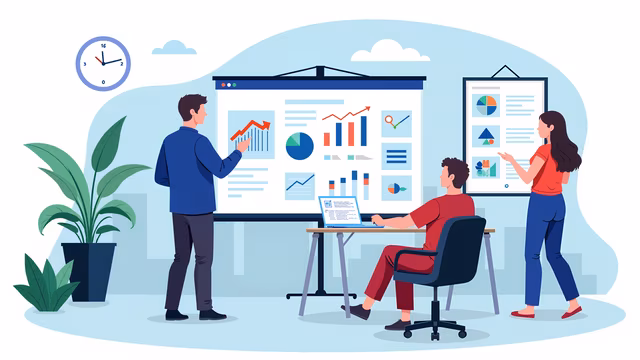 Business Presentation Illustration