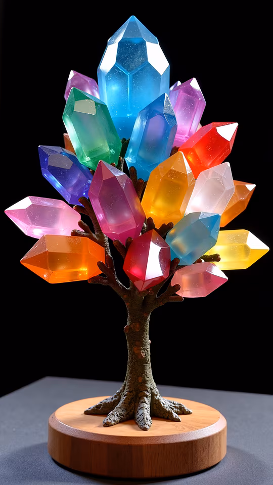 Crystal Tree Illustration