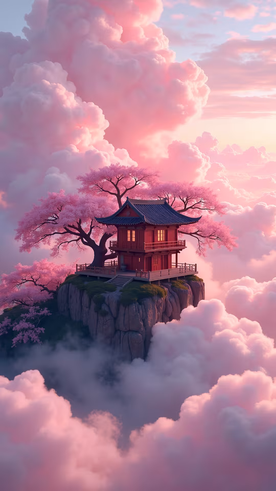 Dreamy Sakura Pagoda