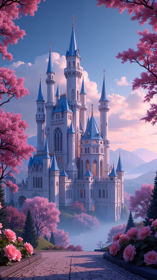 Enchanted Castle Illustration