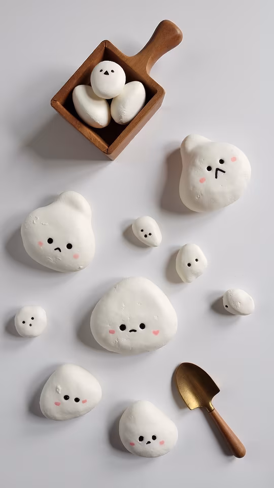 Kawaii Clouds Illustration