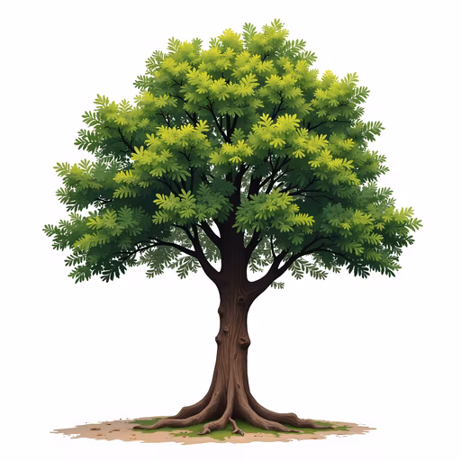 Lush Green Tree Illustration