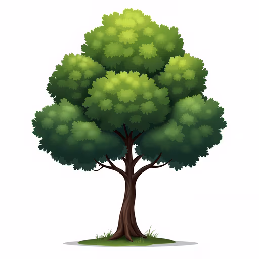 Lush Green Tree Illustration