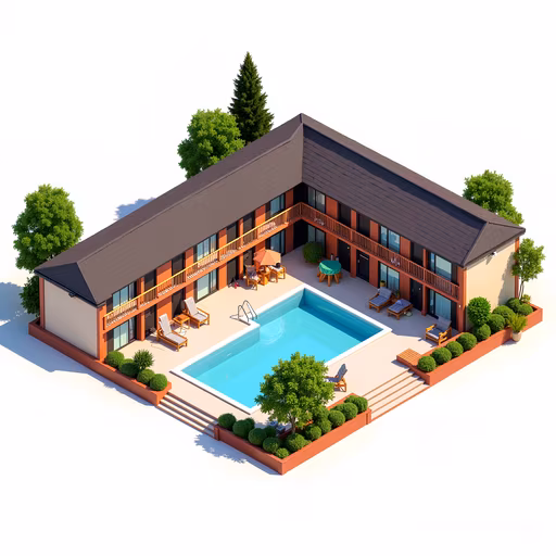 Modern Resort Illustration