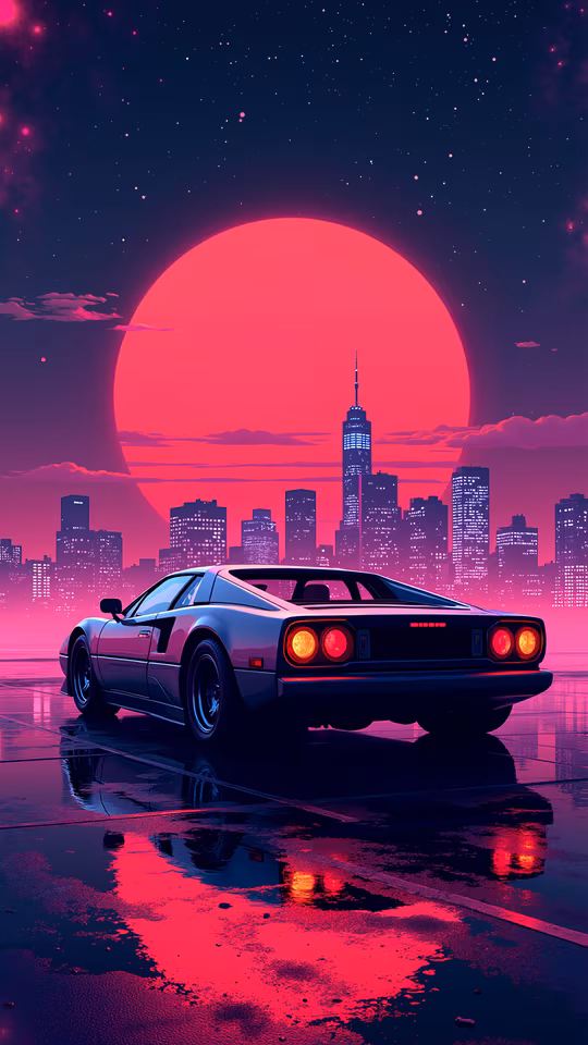Synthwave Cityscape