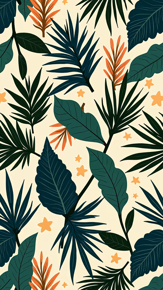 Tropical Leaves Illustration
