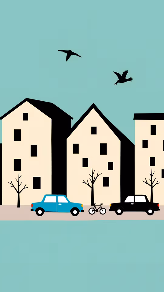 Urban Landscape Illustration