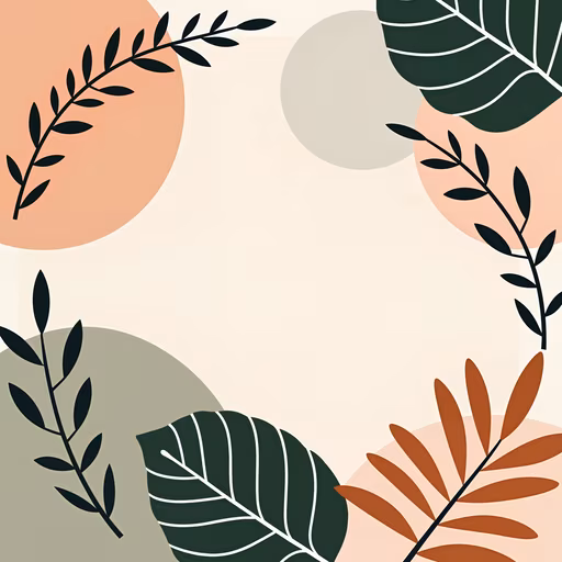 Abstract Leaves Illustration