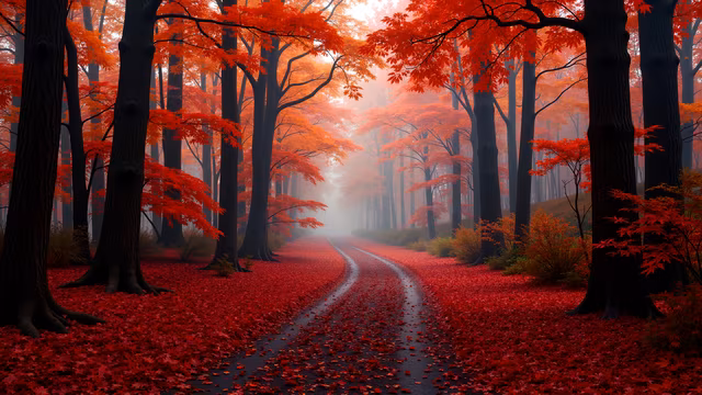 Autumn Forest Path