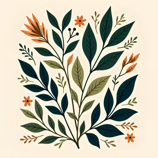 Autumnal Botanical Illustration