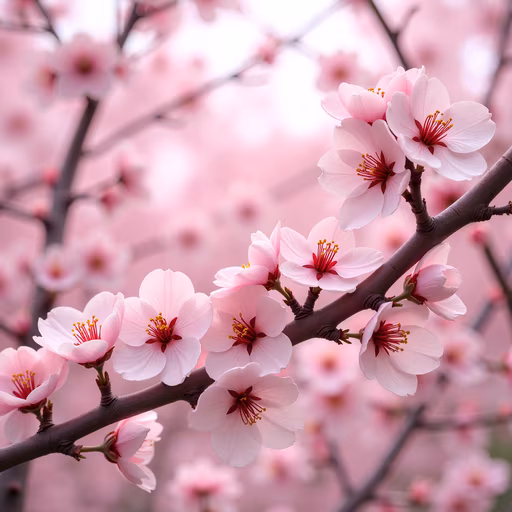 Cherry Blossoms in Bloom
