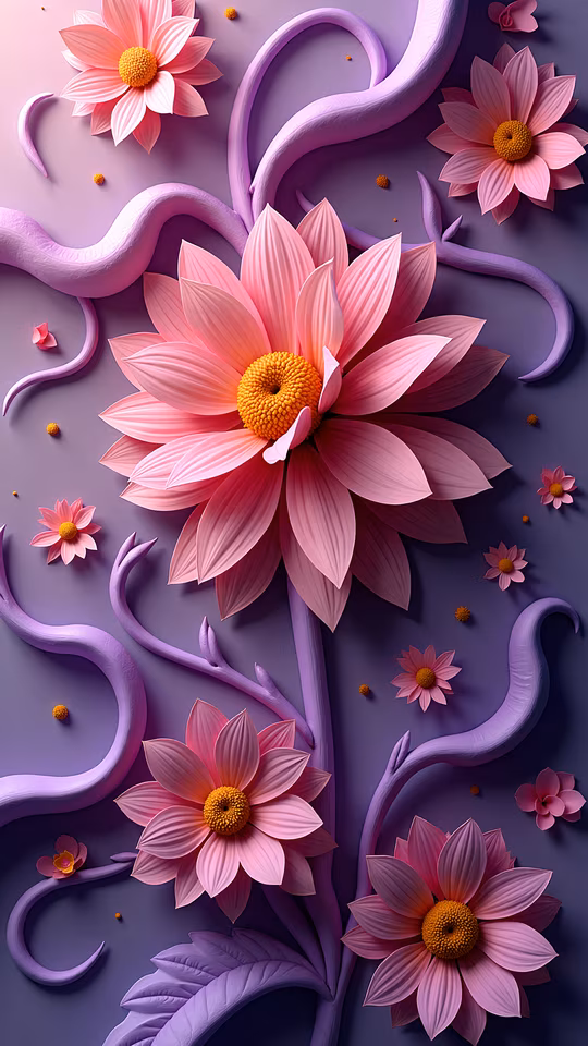 Floral Fantasy Illustration