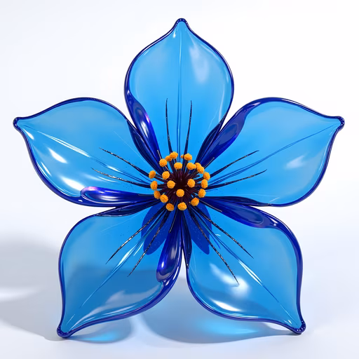 Glass Flower Illustration