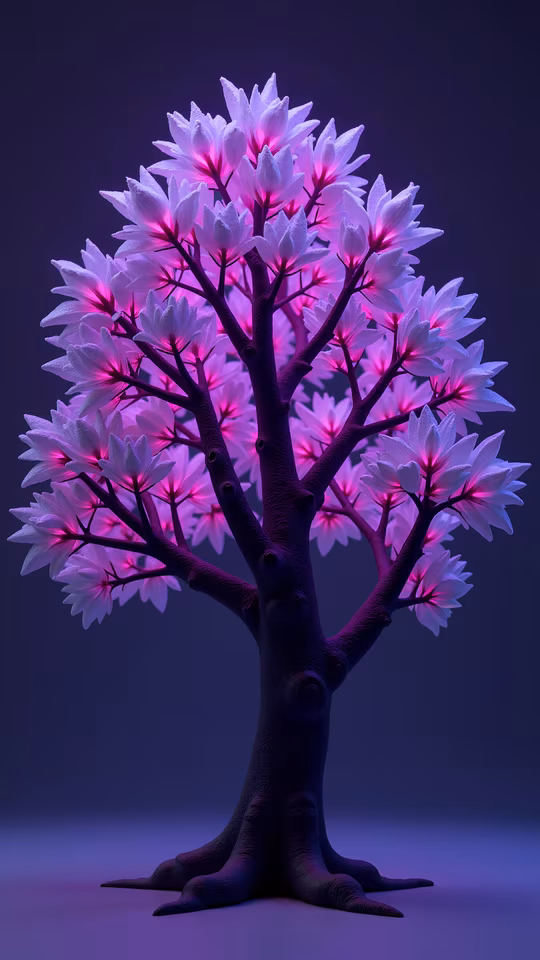 Glowing Tree Illustration