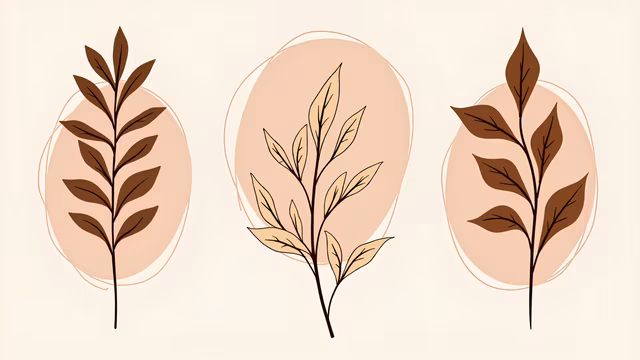 Leaves in Soft Tones