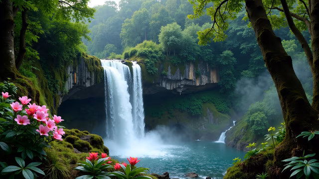 Majestic Waterfall