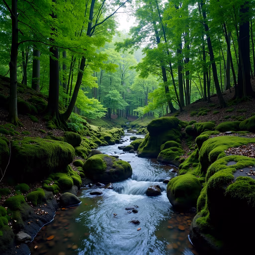 Mossy Forest Stream