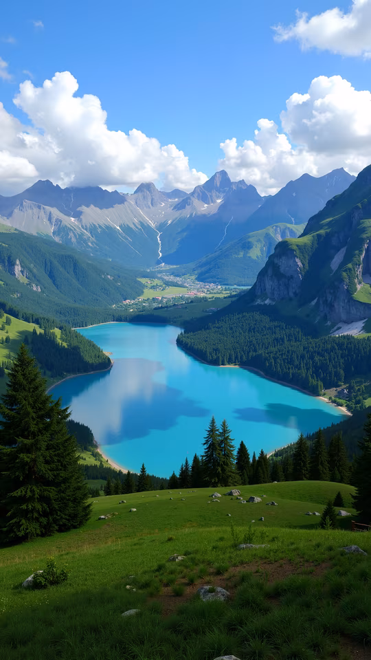 Mountain Lake Panorama