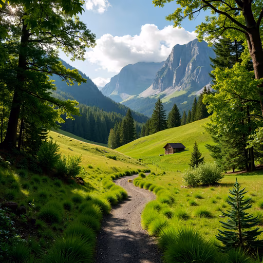 Mountain Valley Landscape