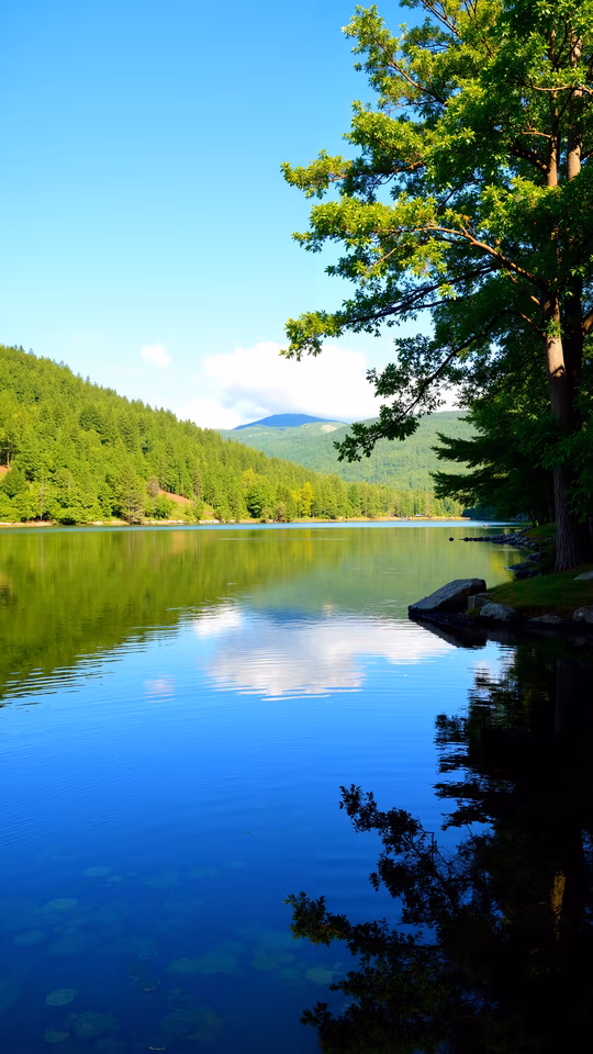 Serene Lake Reflection