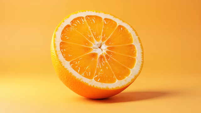 Sliced Orange Illustration
