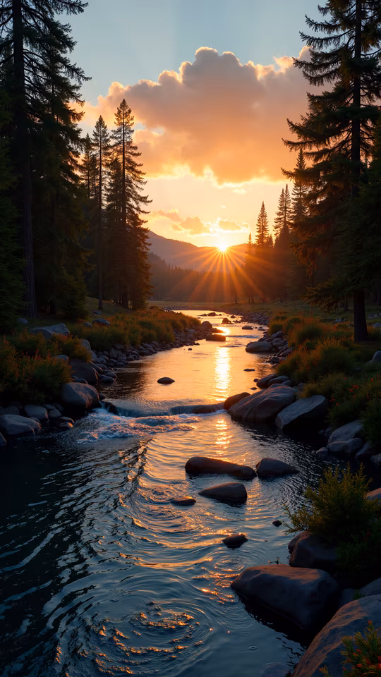 Sunset Stream