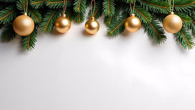 Christmas Baubles Illustration