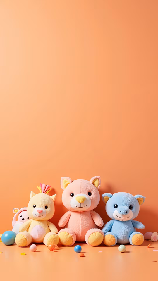 Colorful Plush Toys