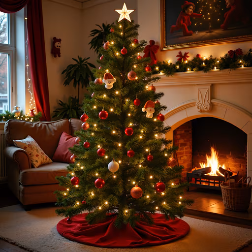 Cozy Christmas Tree