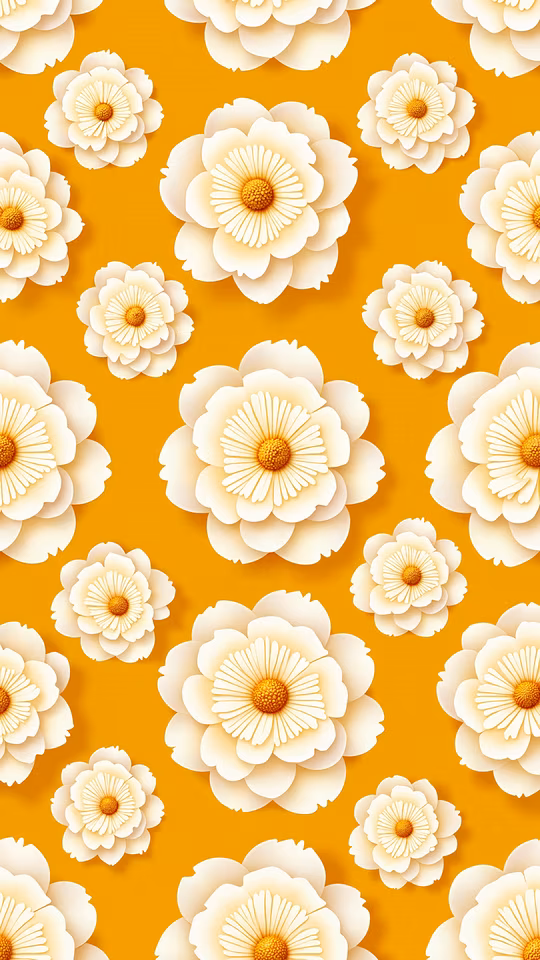 Floral Papercut Pattern