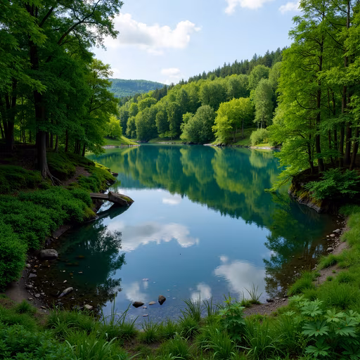 Serene Lake Reflection