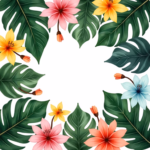 Tropical Floral Illustration