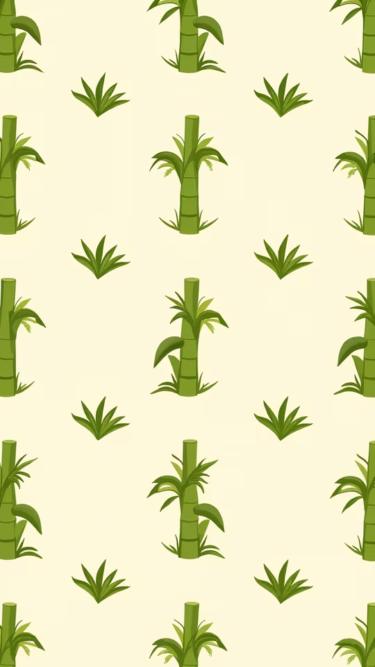 Bamboo Pattern Illustration