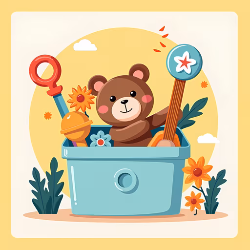 Bear in a Toy Box