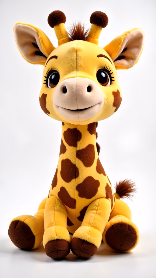 Cartoon Giraffe Plush Toy