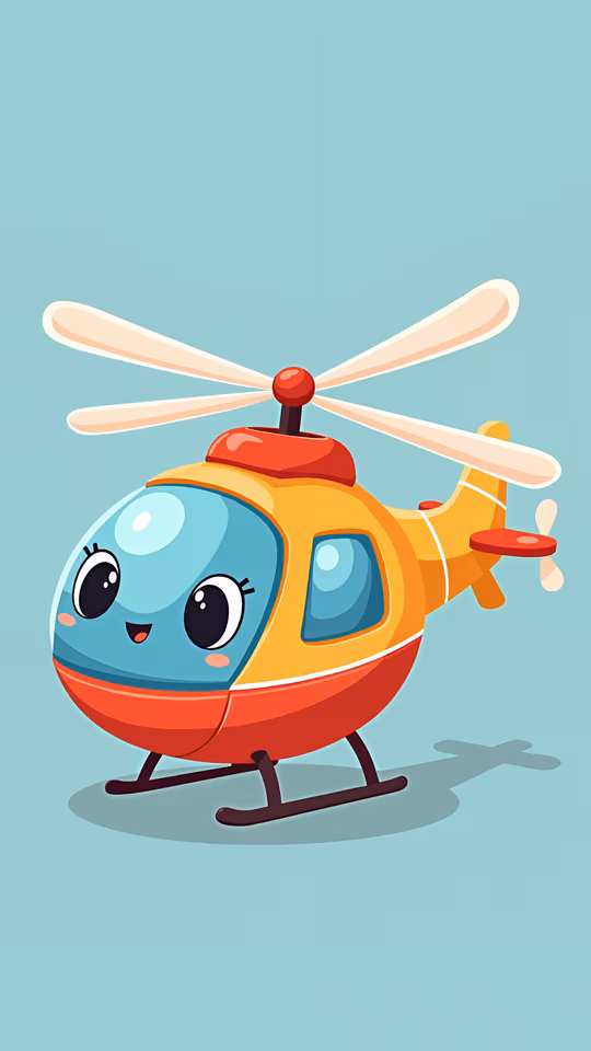 Cartoon Helicopter
