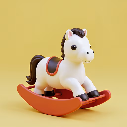 Cartoon Rocking Horse