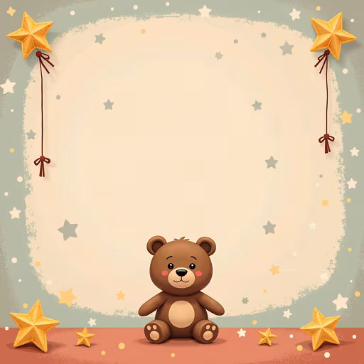 Cartoon Teddy Bear Illustration