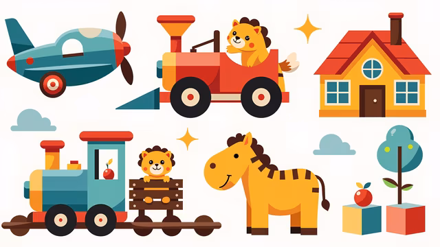Children's Toy Illustration