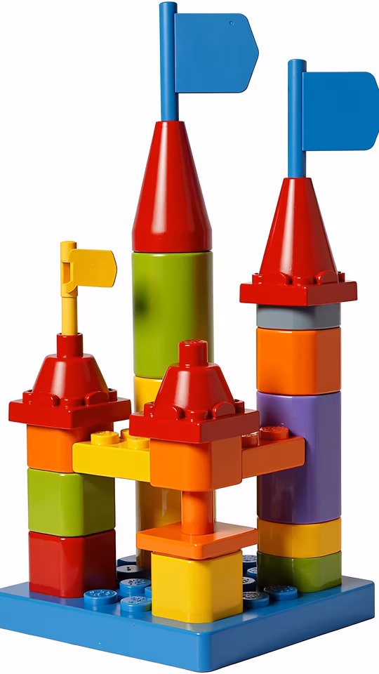 Colorful Lego Castle