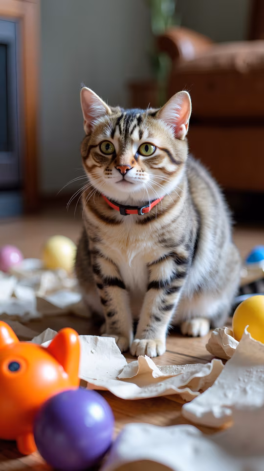 Curious Tabby Cat