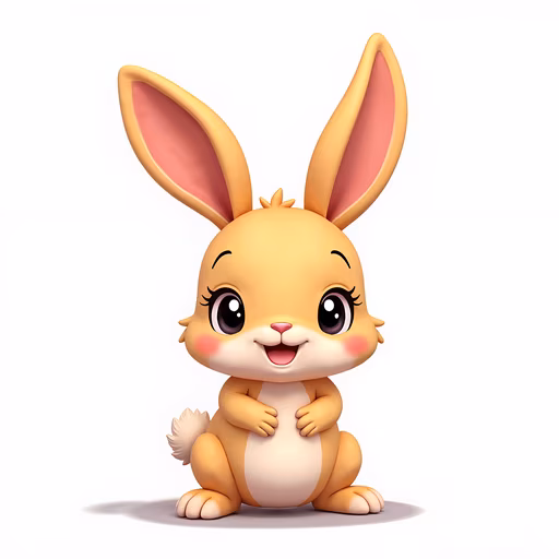 Cute Bunny Illustration