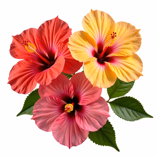 Hibiscus Flowers Illustration