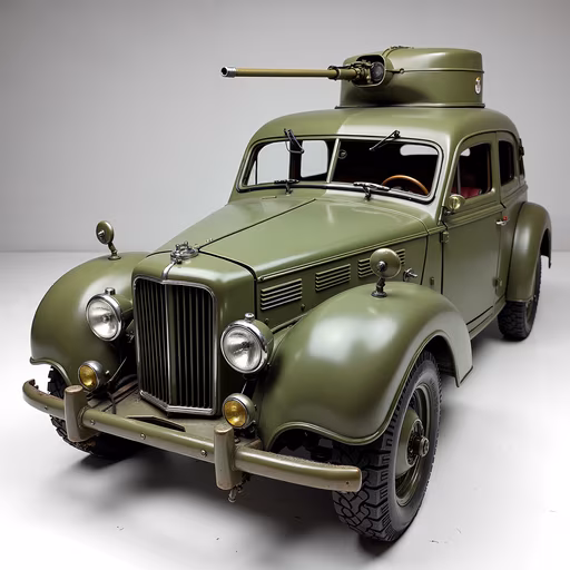 Military Car Illustration