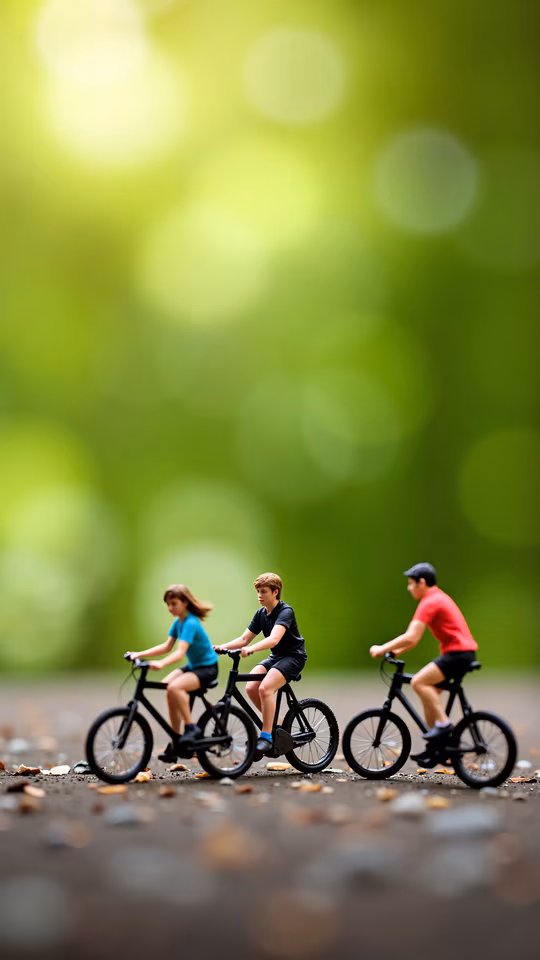 Miniature Cyclists