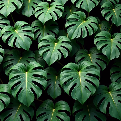 Monstera Leaves Illustration