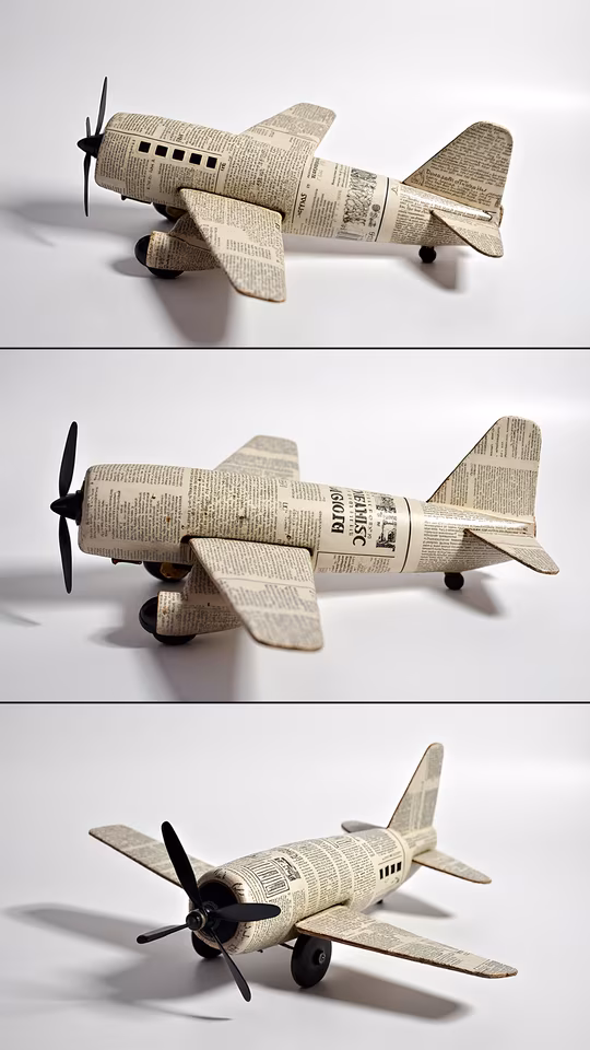 Paper Airplane - Illustration