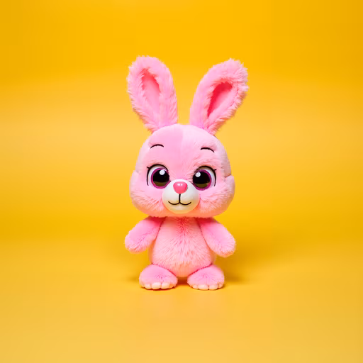 Pink Bunny Plush Toy