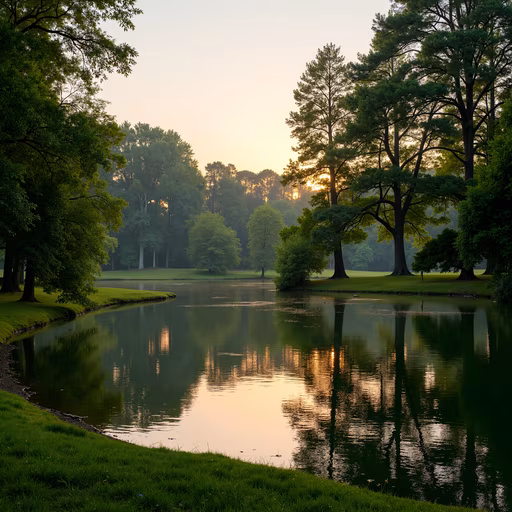 Serene Lake Reflections