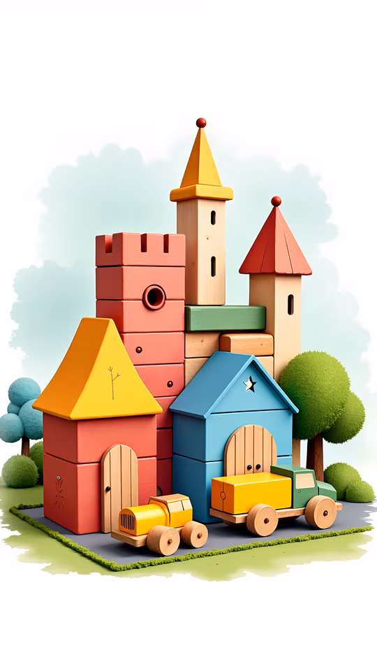 Toy Castle Illustration